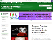 Tablet Screenshot of formiga.ifmg.edu.br